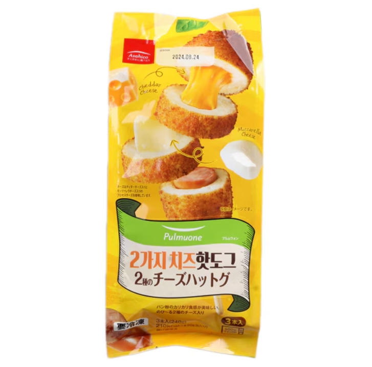 ﾌﾟﾙﾑｵﾝ 2種のﾁｰｽﾞﾊｯﾄｸﾞ 240g