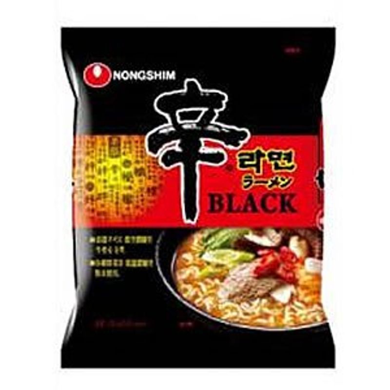 農心 辛ﾗｰﾒﾝ ﾌﾞﾗｯｸ 130g